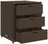 vidaXL Gartenschrank 55x59x69cm Poly Rattan braun
