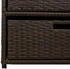 vidaXL Gartenschrank 55x59x69cm Poly Rattan braun