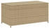 vidaXL Gartentruhe 190L Poly Rattan beige