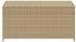 vidaXL Gartentruhe 190L Poly Rattan beige