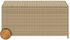 vidaXL Gartentruhe mit Rollen 190L Poly Rattan beige