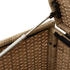 vidaXL Gartentruhe mit Rollen 190L Poly Rattan beige