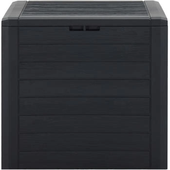 vidaXL Gartentruhe 58,5x46x55 cm Polypropylen anthrazit