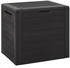 vidaXL Gartentruhe 58,5x46x55 cm Polypropylen braun
