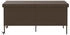 vidaXL Gartentruhe mit Rollen 160x55x75 cm Poly Rattan braun