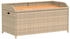 vidaXL Bank mit Stauraum 100x50x52 cm Poly Rattan Akazienholz