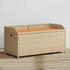vidaXL Bank mit Stauraum 100x50x52 cm Poly Rattan Akazienholz beige