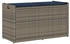 vidaXL Outdoor-Sitzbank mit Stauraum und Kissen 100 cm grau