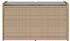 vidaXL Outdoor-Sitzbank mit Stauraum und Kissen 100 cm beige