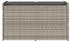 vidaXL Outdoor-Sitzbank mit Stauraum und Kissen 100 cm hellgrau