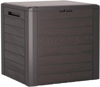 Prosperplast Woodebox Kunststoff 140L braun