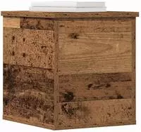 vidaXL Aufbewahrungsbox Altholz 30 x 35 x 35 cm Holzwerkstoff