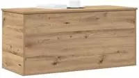 vidaXL Aufbewahrungsbox Artisan-Eiche 100 x 42 x 46 cm Holzwerkstoff