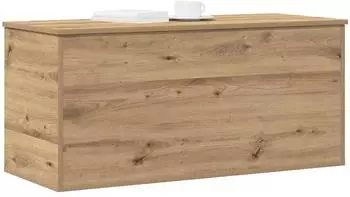 vidaXL Aufbewahrungsbox mit Deckel Artisan Eiche 100x42x46cm Ingenieure Holz (862292)
