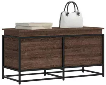 vidaXL Aufbewahrungsbox mit Deckel Eichen-Optik 100x40x51,5cm (848808)