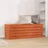 vidaXL Aufbewahrungsbox mit Speicher Wachsbraun 89x36,5x33cm (865368)