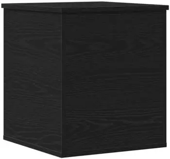 vidaXL Aufbewahrungsbox Schwarz Eiche 40x42x46cm aus Holzwerkstoff (868668)