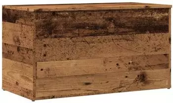 vidaXL Aufbewahrungstruhe Altholz-Optik 84x42x46cm Holzwerkstoff (856568)