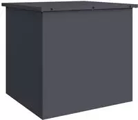 vidaXL Gartenlagerkissenbox Verzinkter Stahl 55 x 50,5 x 50 cm 117 L