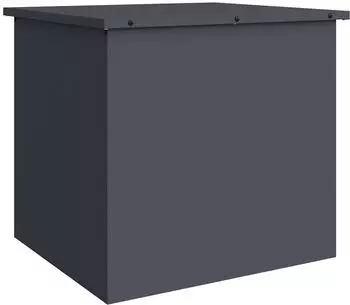 vidaXL Au&szlig;enlagerbox Anthrazit 55x50.5x50cm Kaltgewalzter Stahl (874576)