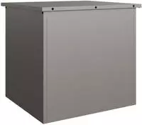 vidaXL Au&szlig;enlagerbox Rostig 55 x 50,5 x 50 cm Stahl