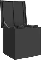 vidaXL Gartenlagerkissenbox Verzinkter Stahl 55 x 50,5 x 50 cm 117 L