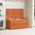 vidaXL Gartenlagerbox mit Speicher Wachsbraun 101x50.5x46.5cm (865398)