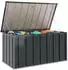 vidaXL Gartenlagerbox Schwarz 101x56,5x50cm Stahl (42011277)