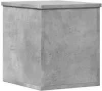 vidaXL Truhe Betongrau 30x35x35 cm Holzwerkstoff
