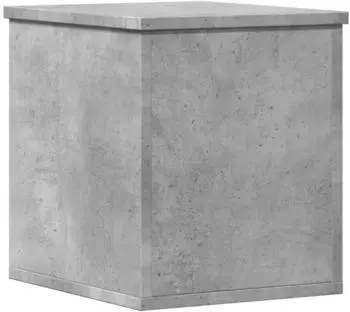 vidaXL Truhe Betongrau 30x35x35cm Holzwerkstoff (840670)