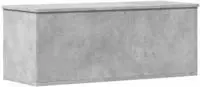 vidaXL Truhe Betongrau 90x35x35 cm Holzwerkstoff