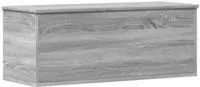 vidaXL Truhe Grau Sonoma 90x35x35 cm Holzwerkstoff