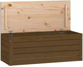 vidaXL Truhe Honigbraun 89x36,5x33cm Massivholz Kiefer (823622)
