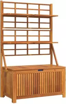 vidaXL Truhe mit Rankgitter 99x50x160cm Massivholz Akazie (318760)