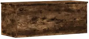 vidaXL Truhe Räuchereiche 90x35x35cm Holzwerkstoff (840685)