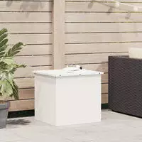 vidaXL Gartenlagerkissenbox Verzinkter Stahl 55 x 50,5 x 50 cm 117 L
