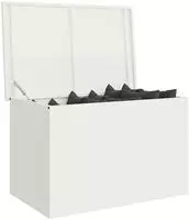 vidaXL Gartenlagerkissenbox Verzinkter Stahl 80 x 50,5 x 50 cm 175 L
