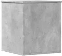 vidaXL Truhe Betongrau 40x42x46 cm Holzwerkstoff