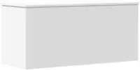 vidaXL Truhe Wei&szlig; 100x42x46 cm Holzwerkstoff