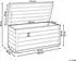 Beliani CAMPALTO 50x113x52 Weiss