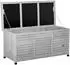 Outsunny Gartenbox Wetterbeständig 56x60x127cm grau (800000786365)