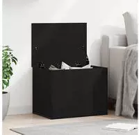 vidaXL Aufbewahrungsbox Schwarz Eichen-Optik 60 x 42 x 46 cm