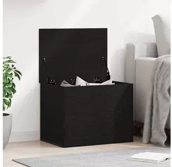 vidaXL Aufbewahrungsbox 60x42x46cm Schwarz Eichen-Optik