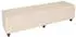 Mendler Kriens XXL Leder + Kunstleder 180x45x45cm creme
