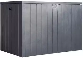 ShelterLogic Stahl Gartenbox 980L 79x138x93cm Anthrazit