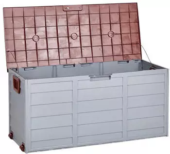 Beliani LOCARNO 50x112x53 Grau Braun