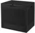 Costway Gartenbox 96 L mit Abschließbarem Deckel Rattanoptik Schwarz