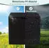 Costway Gartenbox 96 L mit Abschließbarem Deckel Rattanoptik Schwarz