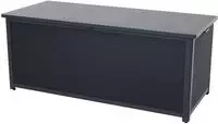 Siena Garden Kissenbox Gestell aus Aluminium, Ranotex Bezug, 181x79x75cm anthrazit