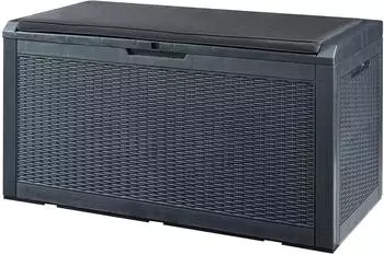 casa.pro Atella 122x54,5x65cm 380L Schwarz